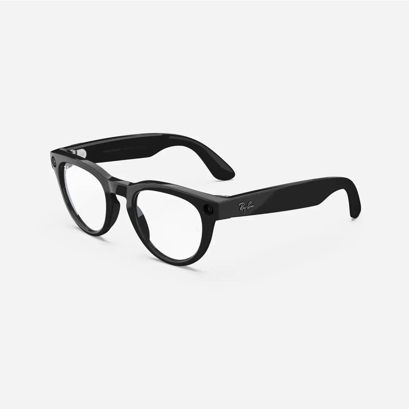 Ray-Ban Meta Headliner - (F) Shiny Black - (L) Clear - (Standard)