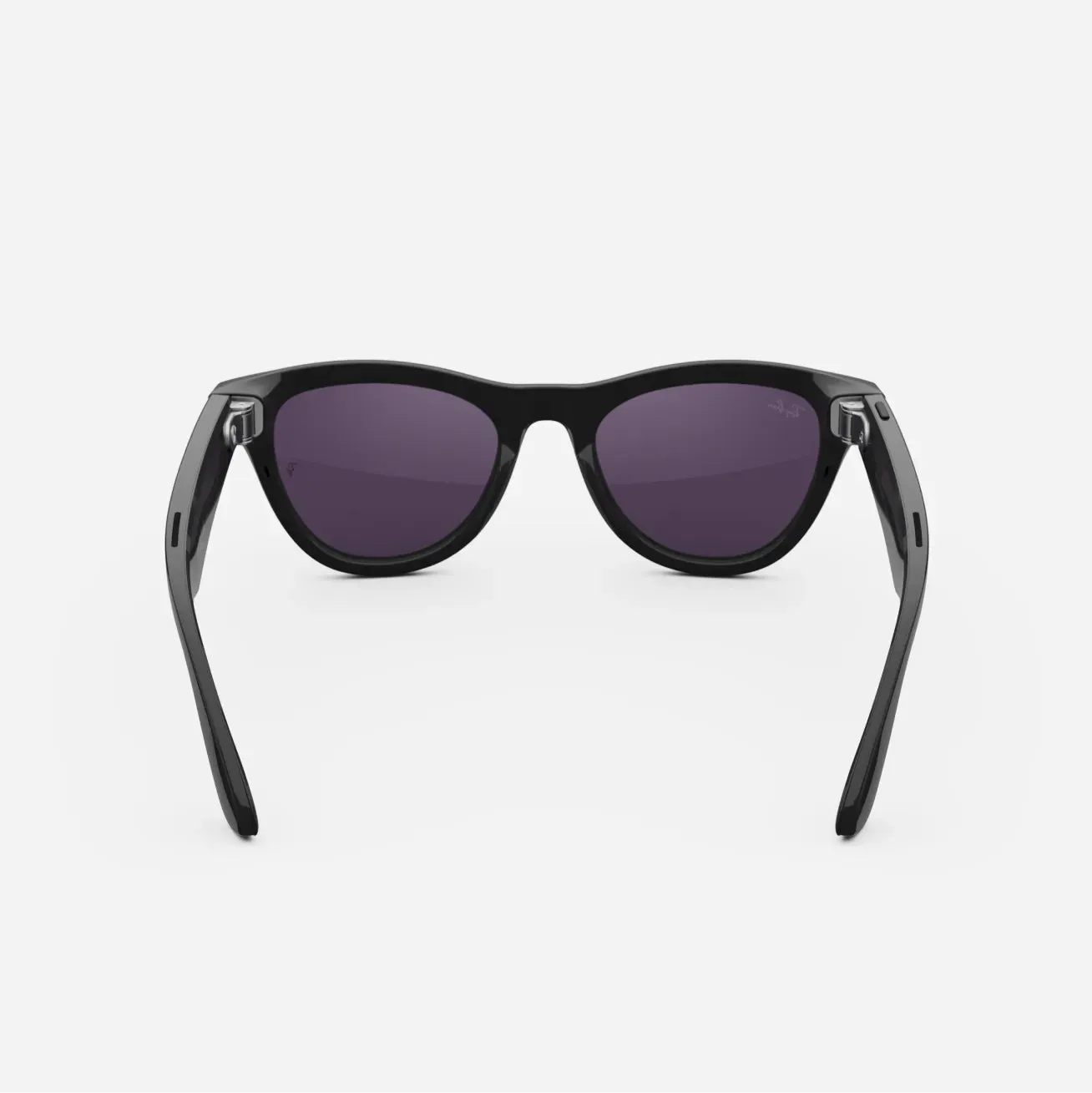 Ray-Ban Meta Skyler - (F) Shiny Black - (L) Clear to Amethyst Transitions - (Standard)