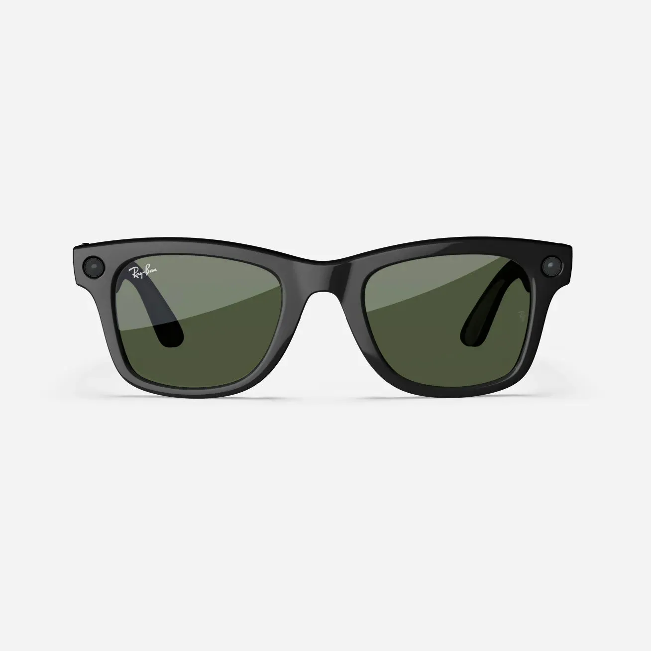 Ray-Ban Meta Wayfarer - (F) Shiny Black - (L) Green - (Large)