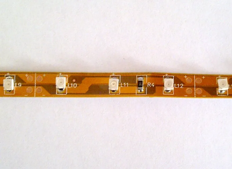 Red Flexible LED strip - 30 way, 12V