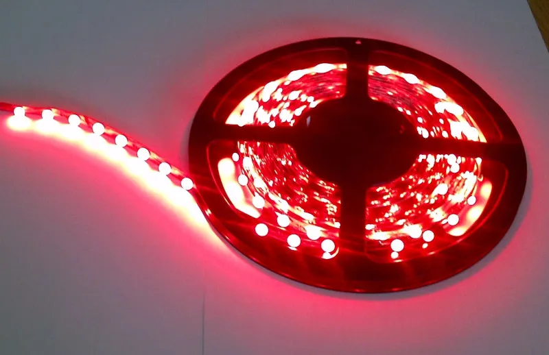 Red Flexible LED strip - 30 way, 12V