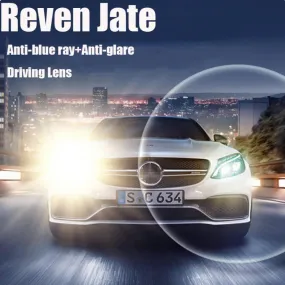 Reven Jate Single Vision Anti Glare Anti Blue Clear Driving Lenses