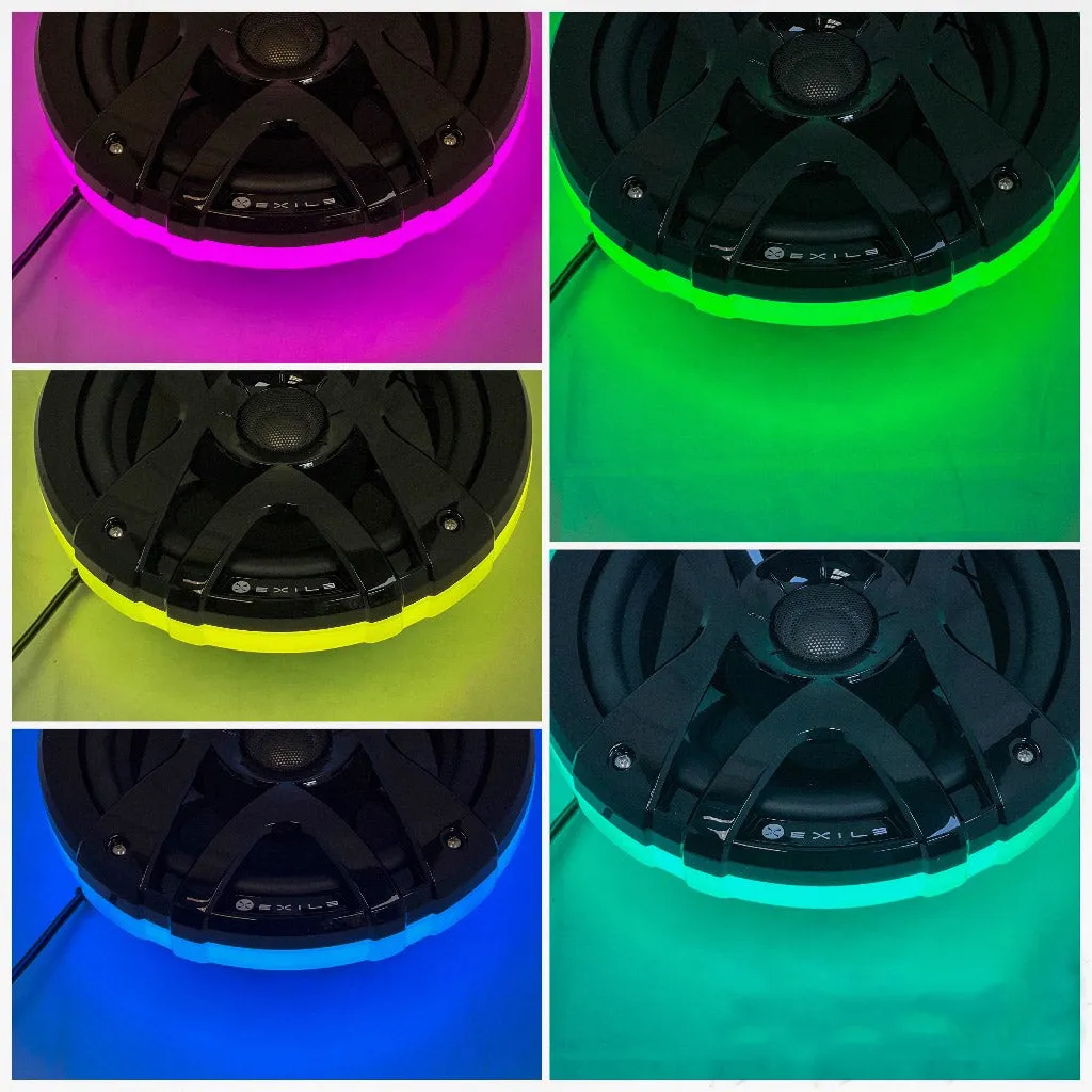 RGB MultiColor LED Speaker Rings - High Output