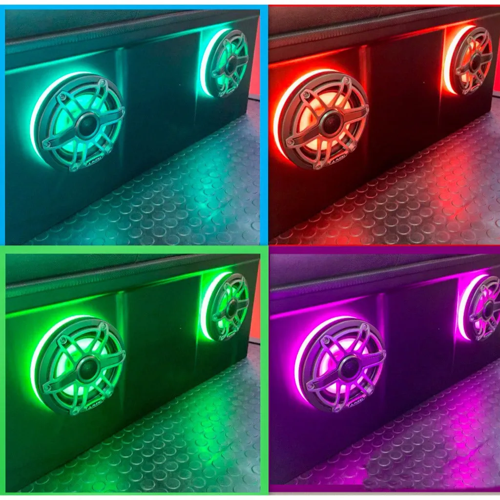 RGB MultiColor LED Speaker Rings - High Output