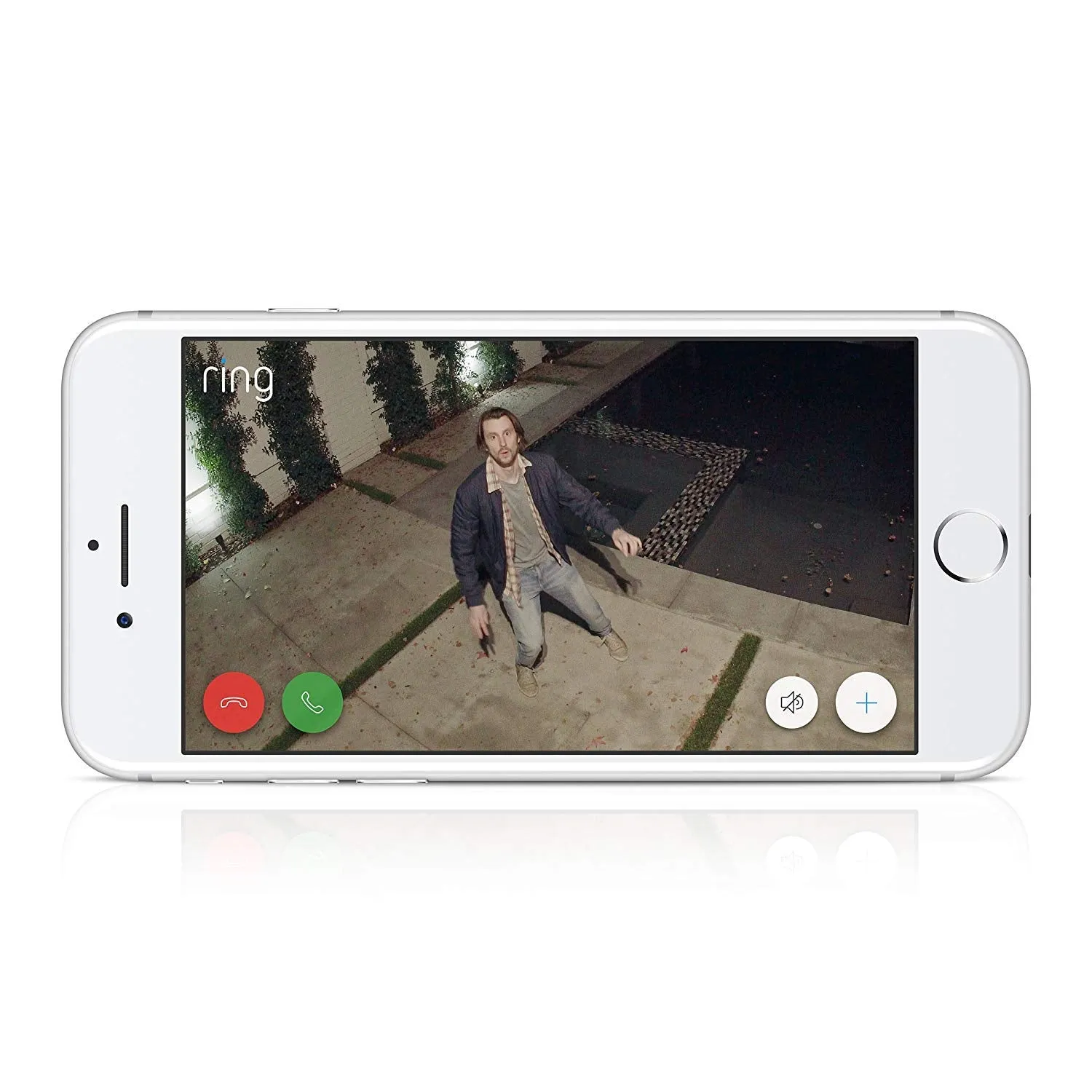 Ring Spotlight Cam Wired | HD Security Camera with LED Spotlight, Alarm, Two-Way Talk, UK Plug