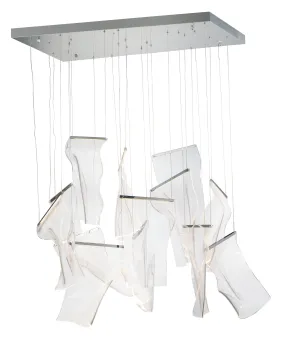 Rinkle 13-Light LED Pendant in Polished Chrome