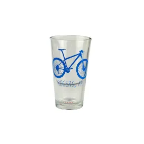 Rogers, AR - Mountain Bike Pint Glass