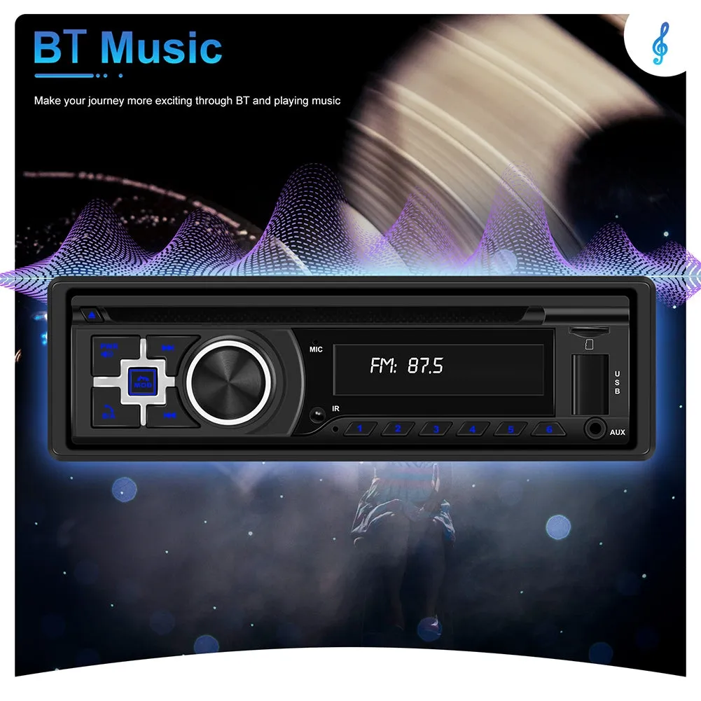 Single Din Car Stereo Dvd Player MP3 Fm/Am Radio USB/Aux/Tf Card