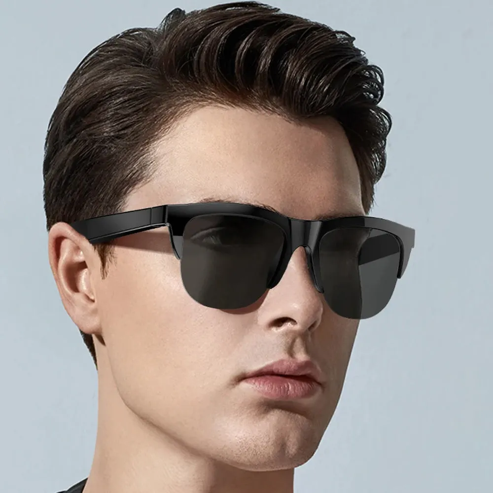 Smart Glasses Wireless Bluetooth Sunglasses Music Headset Audio Sports Sunglasses
