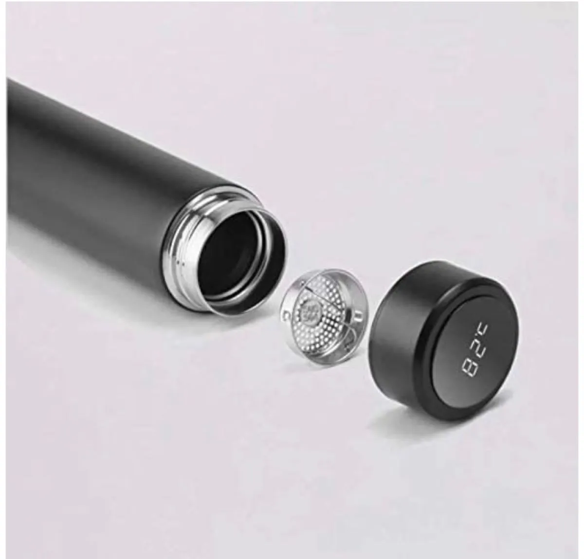 Smart Vacuum Insulated Water Bottle with LED Temperature Display - H01735
