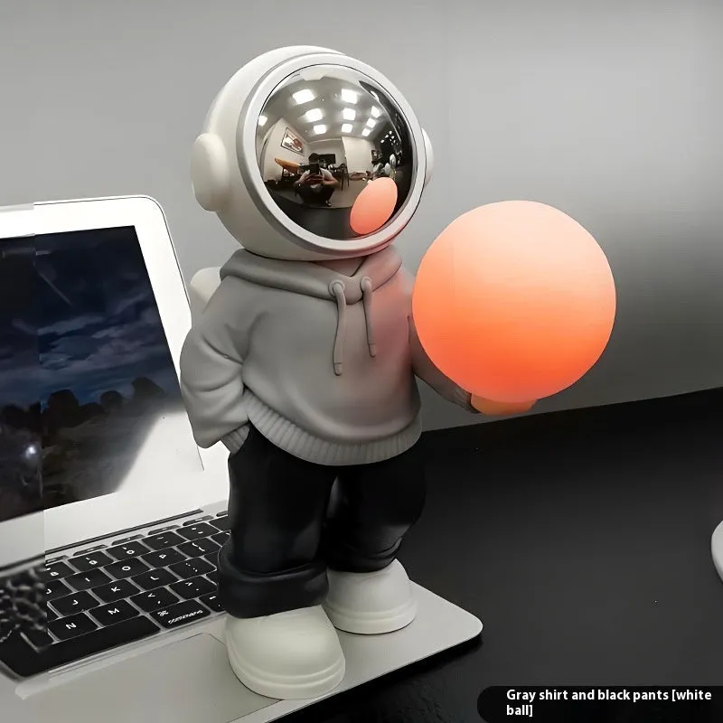 Spaceman Bluetooth Speaker | Wireless Audio with Colorful Night Lamp & Call Function