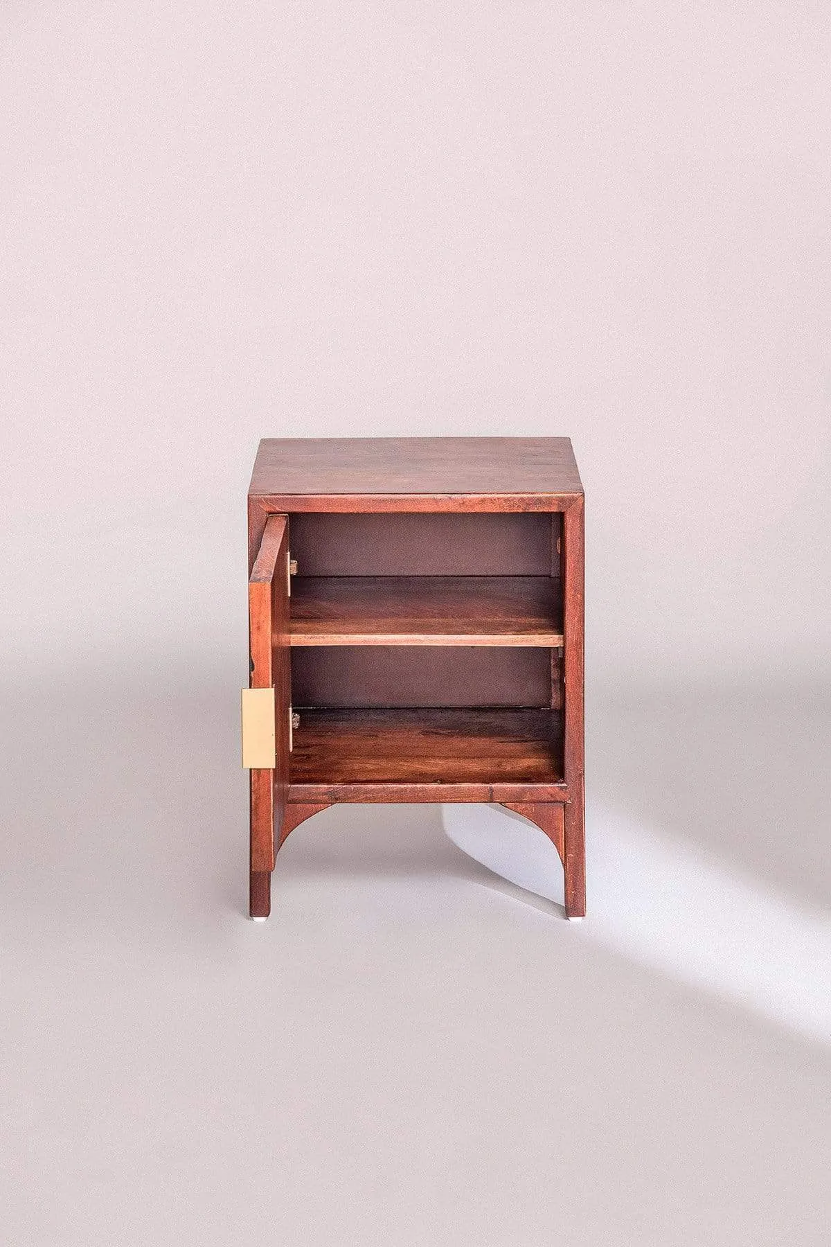 Sunburst Mango Wood Bedside Table
