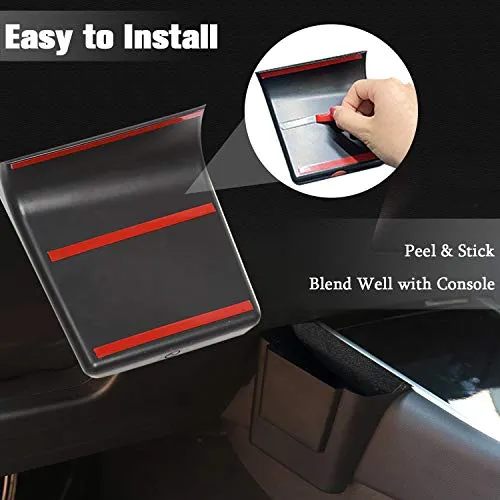 Tesla Center Console Organizer for Tesla Model 3 Model Y Driver Seat Side Gap Organizer Pocket Tray Storage Box Tesla Model 3 Model Y Accessories (Flocked)