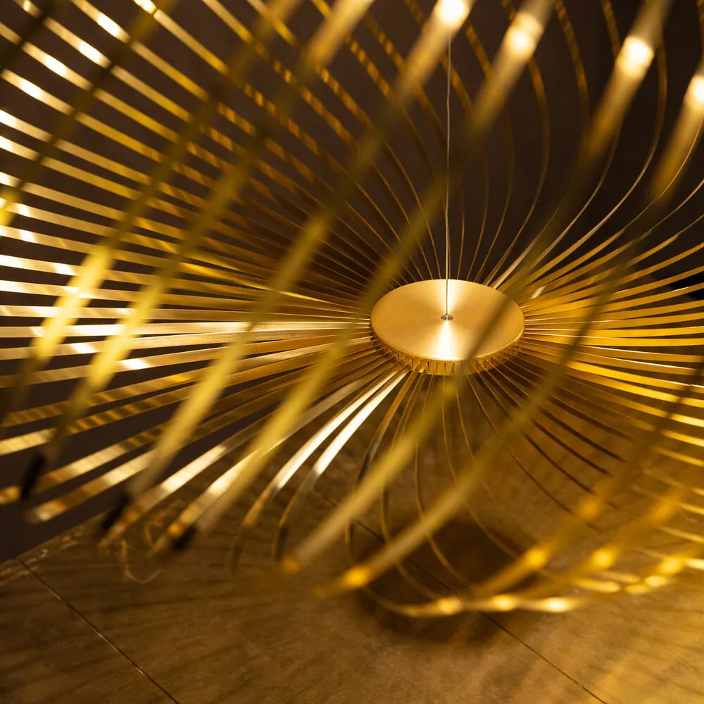 tom dixon | spring pendant light | brass small
