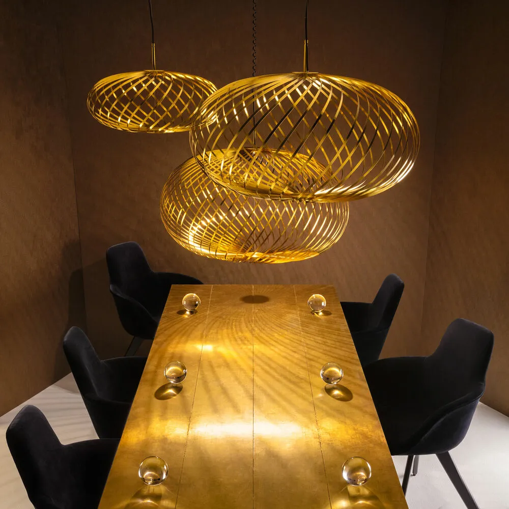 tom dixon | spring pendant light | brass small
