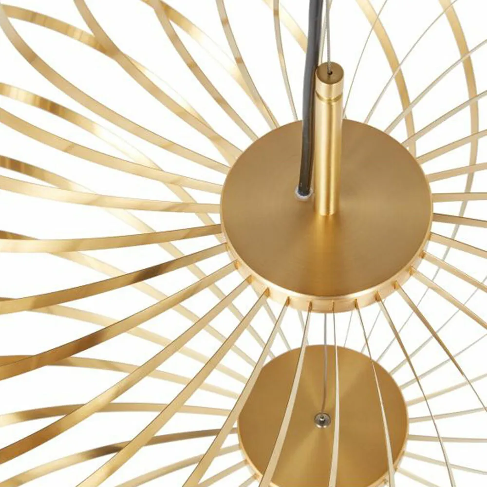 tom dixon | spring pendant light | brass small