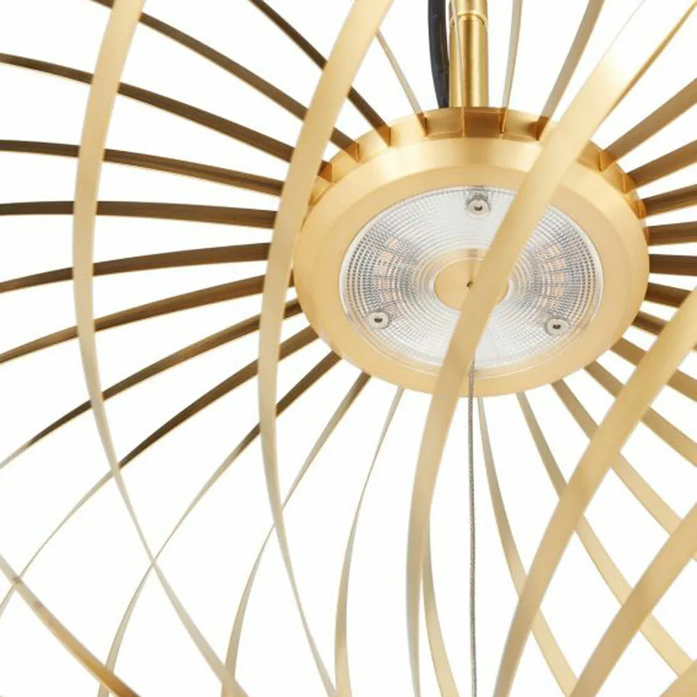 tom dixon | spring pendant light | brass small