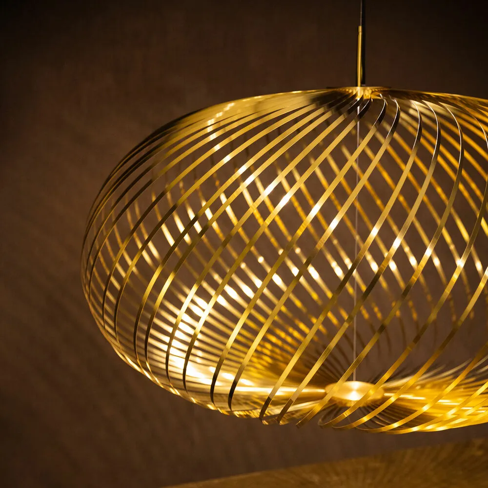 tom dixon | spring pendant light | brass small