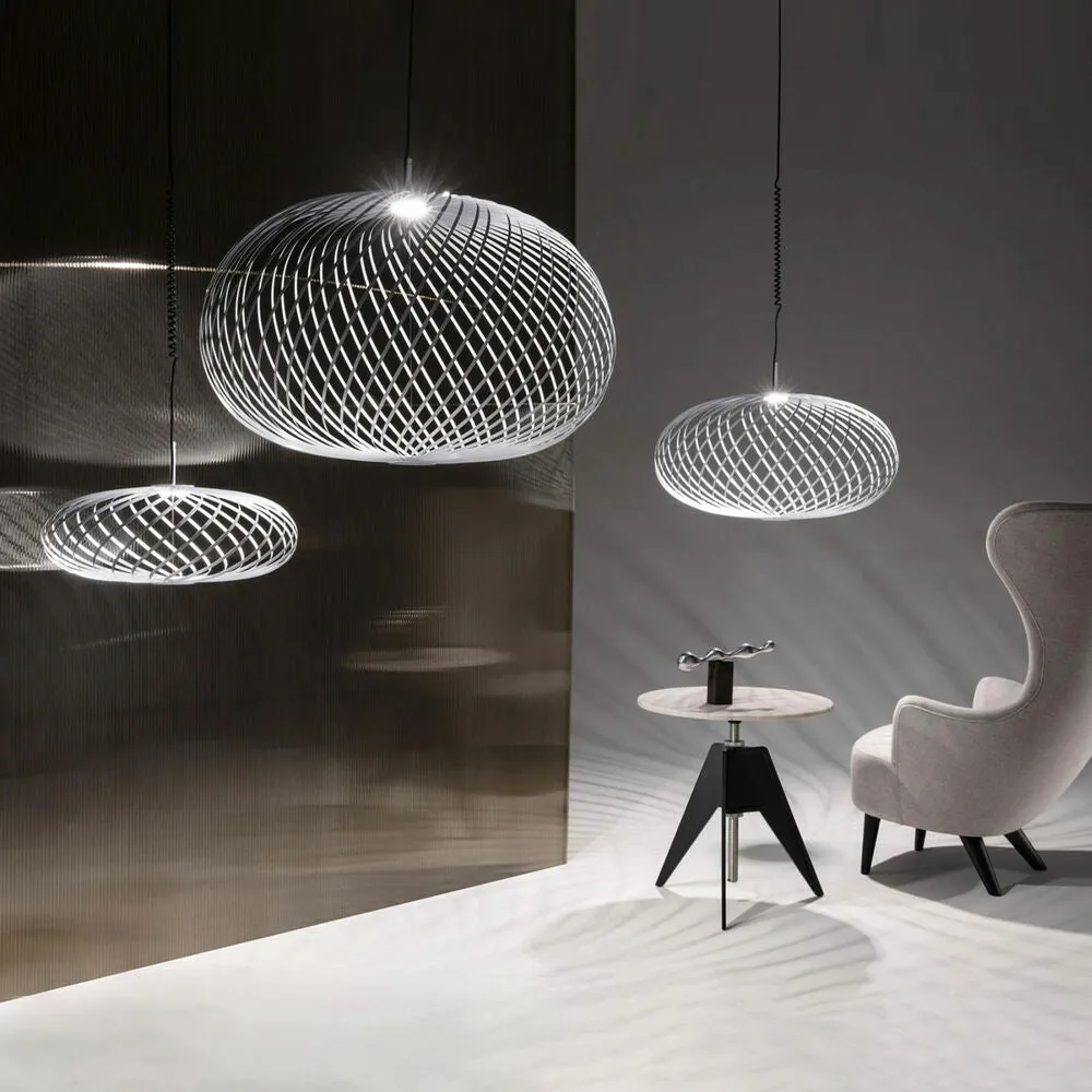 tom dixon | spring pendant light | silver large - DC