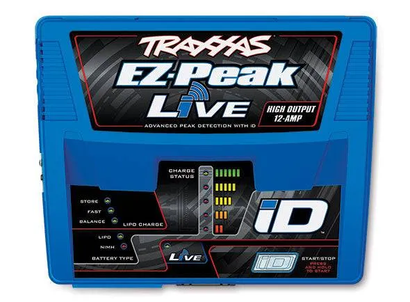 Traxxas EZ Peak Live 100W 12-Amp Fast Charger w/iD Technology - TRA2971