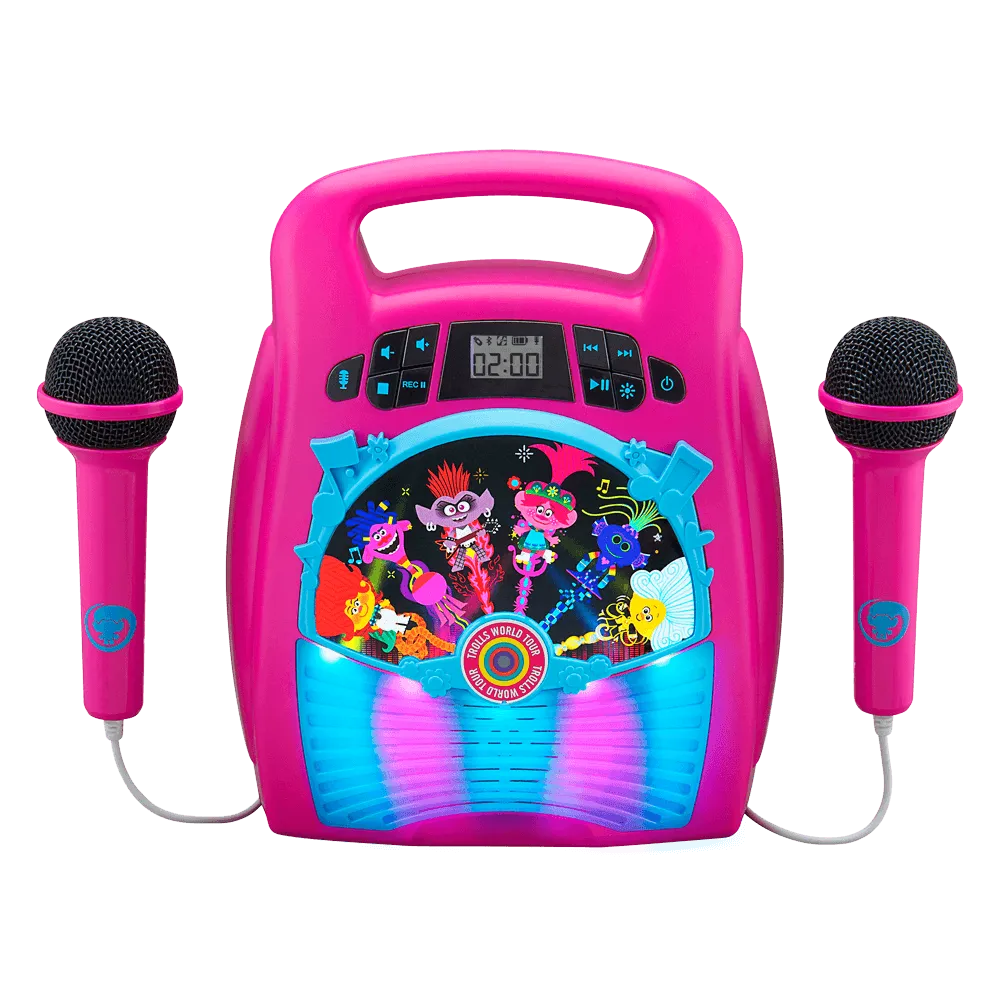 Trolls World Tour Bluetooth Karaoke Machine for Girls