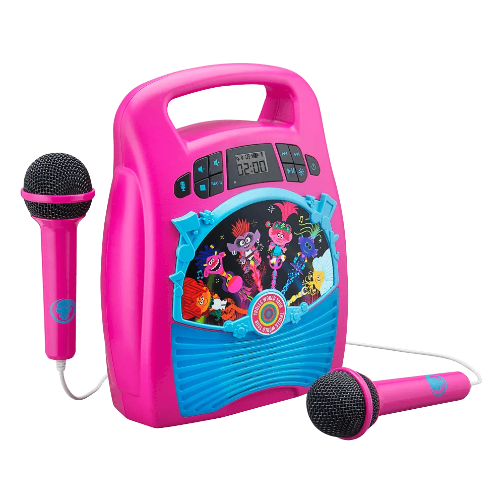 Trolls World Tour Bluetooth Karaoke Machine for Girls