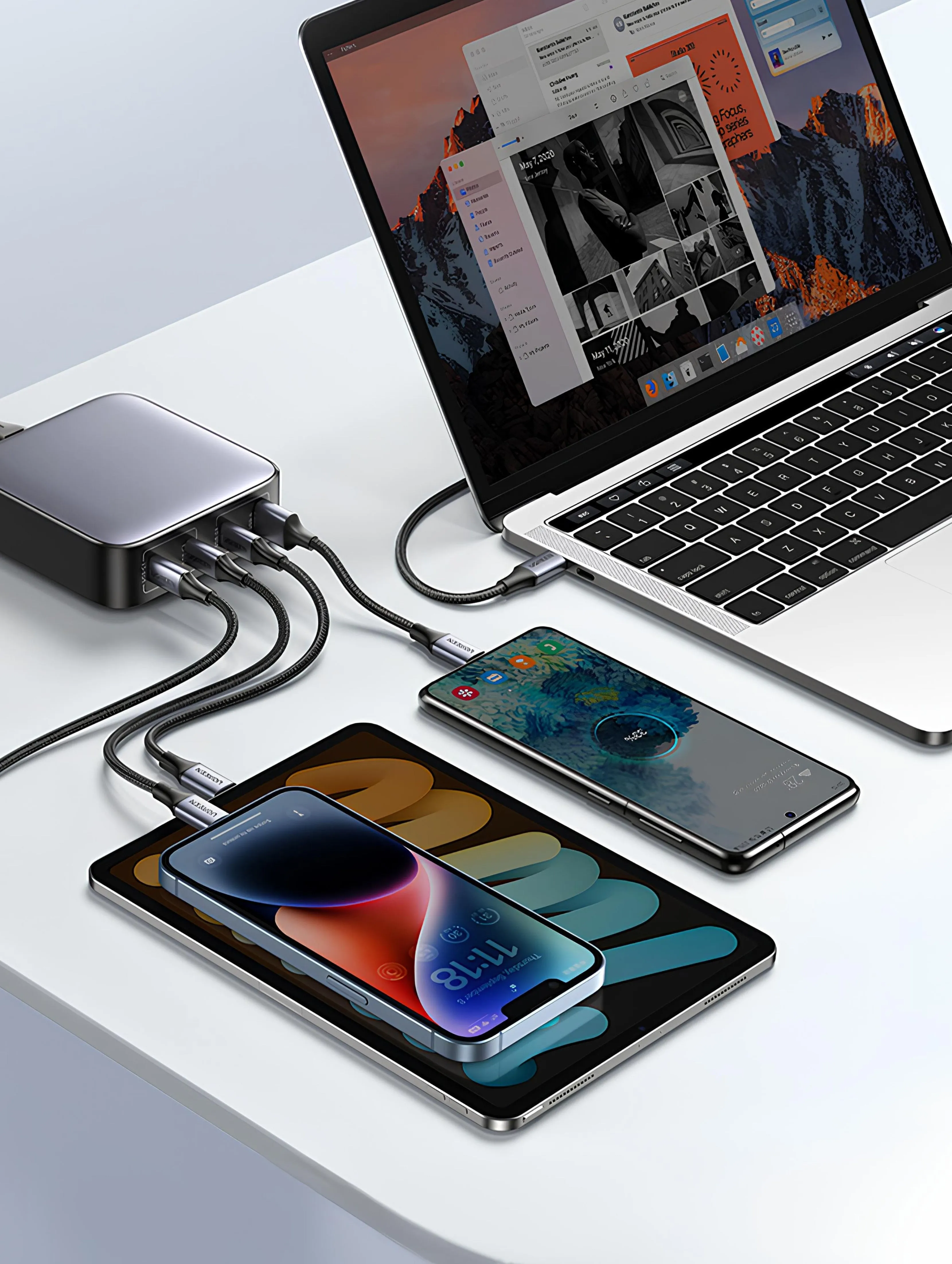 USB Desktop Charging Station