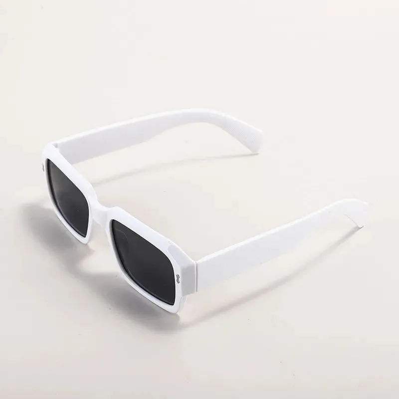 Vintage Square Sunglasses Men Women Brand Designer Sun Glasses Fashion Trendy Eyewear Black Shades Gradient Glasses UV400