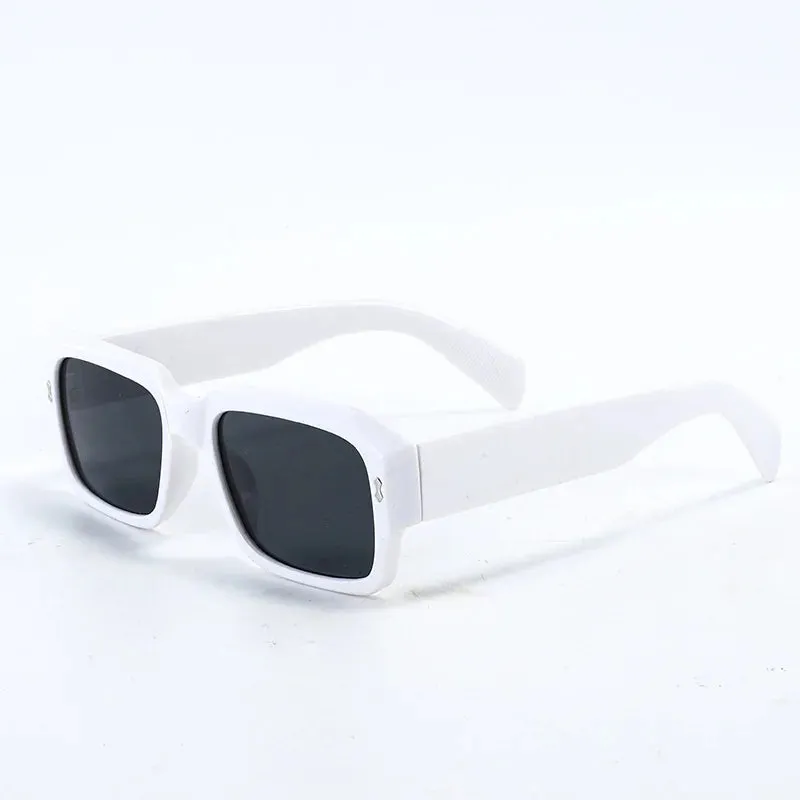Vintage Square Sunglasses Men Women Brand Designer Sun Glasses Fashion Trendy Eyewear Black Shades Gradient Glasses UV400