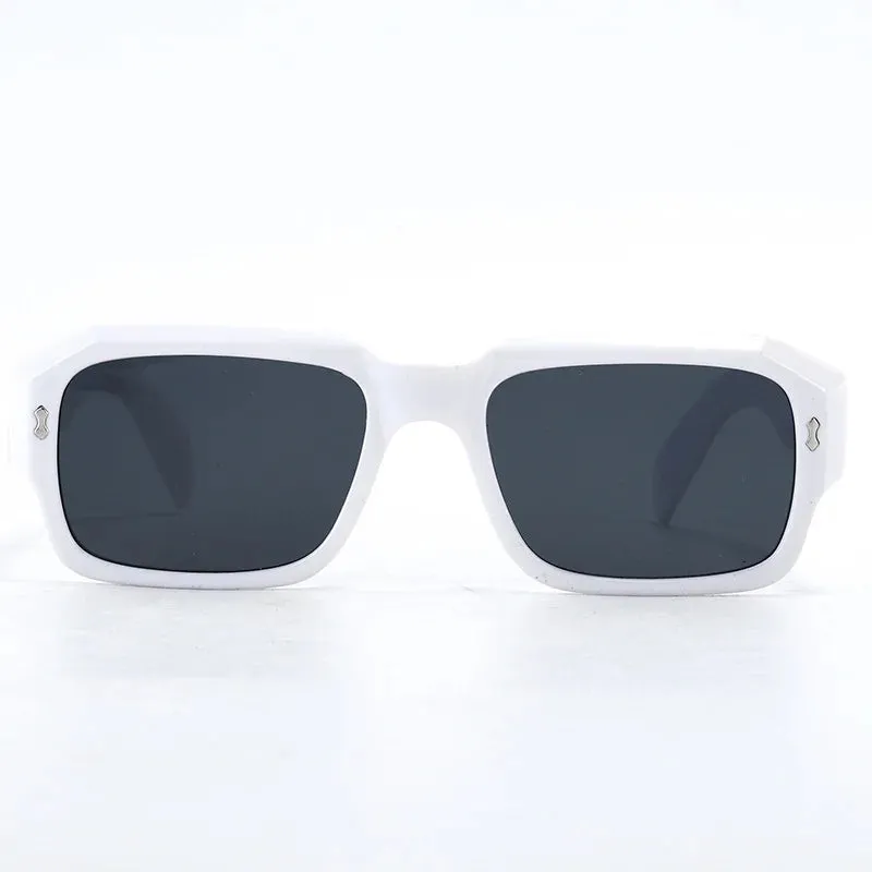 Vintage Square Sunglasses Men Women Brand Designer Sun Glasses Fashion Trendy Eyewear Black Shades Gradient Glasses UV400