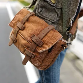 Weathered Satchel Bag (Brown)