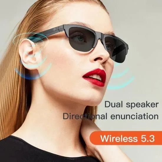 Wireless Bluetooth Sunglasses Open Ear Music & Hands-Free Calling Men-Women