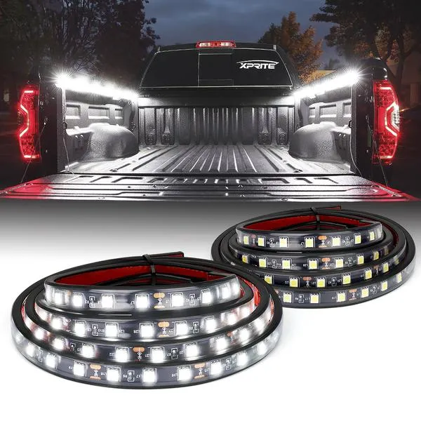 Xprite Spire Series LED Truck Bed Light Strips - Blue / Pink / Red / White