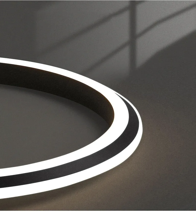 YLK Ring modern LED chandelier acrylic luxury home decor hang light fixture