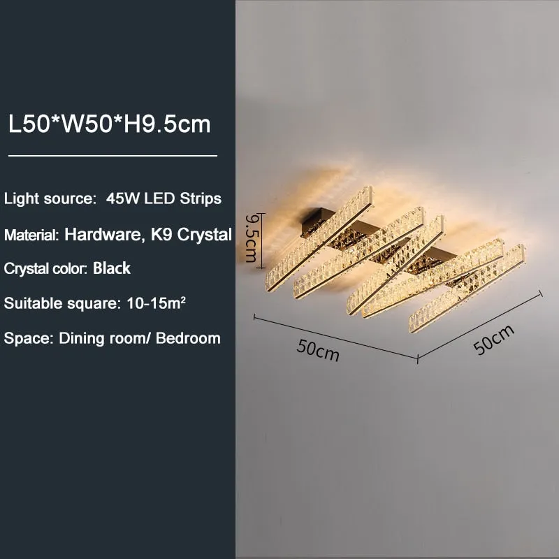 YLK VVMM - LED ceiling crystal chandelier