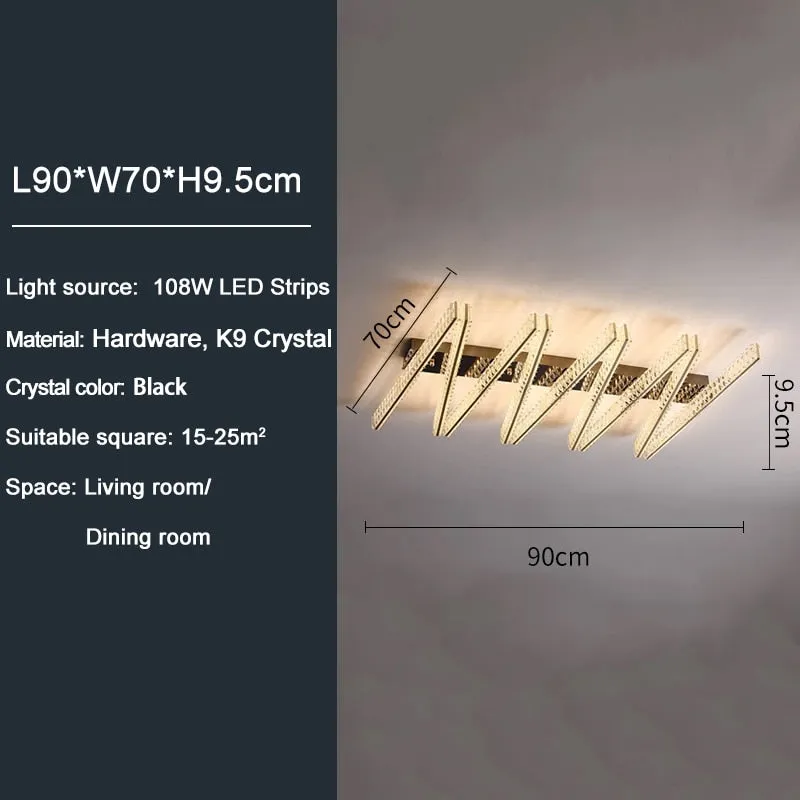 YLK VVMM - LED ceiling crystal chandelier